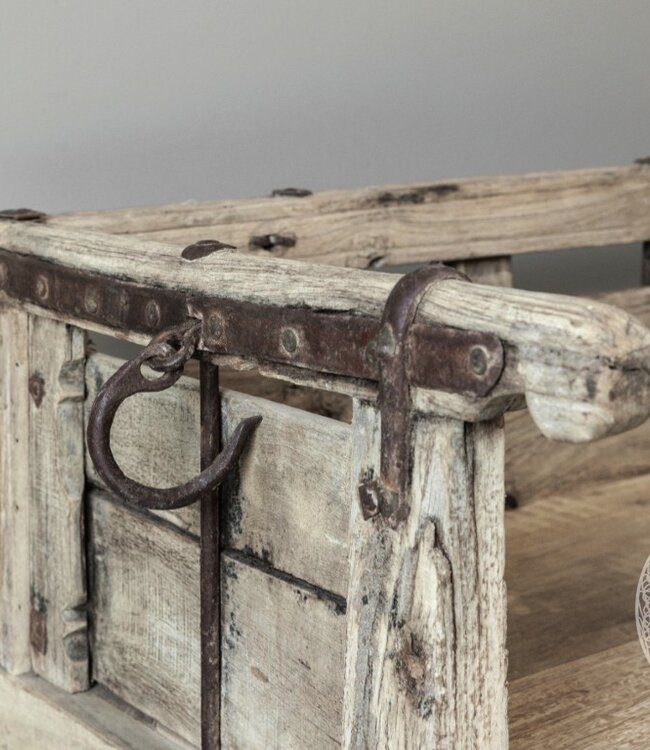 Be-Uniq Oud Bankje | India | H74 x B146 x D54 cm