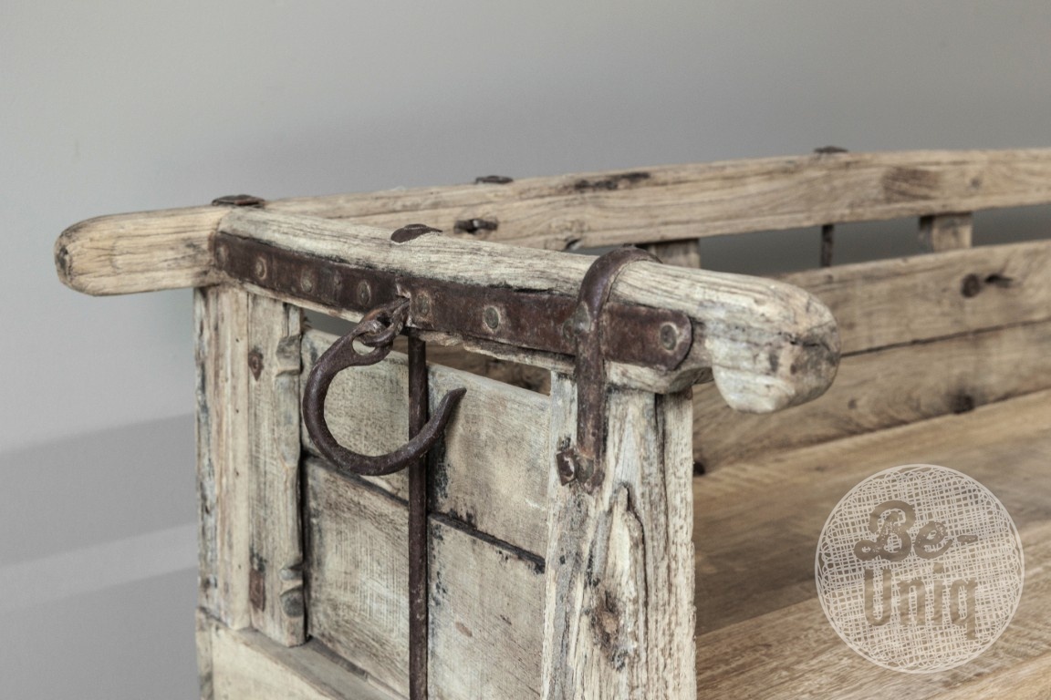 Be-Uniq Oud Bankje | India | H74 x B146 x D54 cm