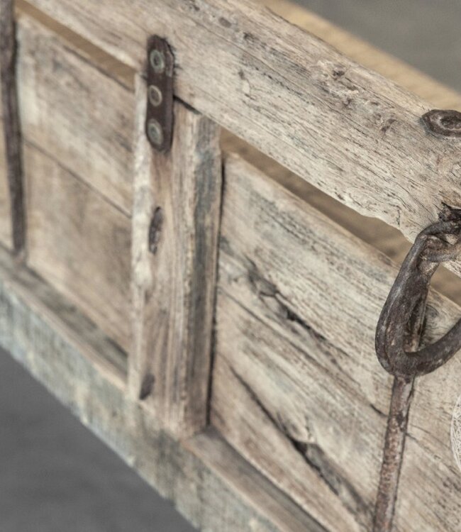 Be-Uniq Oud Bankje | India | H74 x B146 x D54 cm