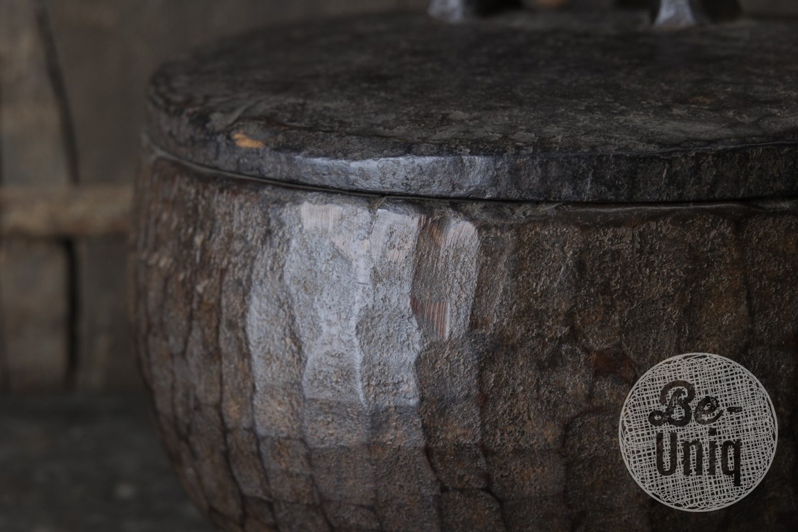 Be-Uniq Authentieke Bowl Met Deksel | Bruin