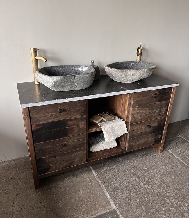 Rene Houtman Badkamermeubel Elsje Met Open Vak | Wagondelen