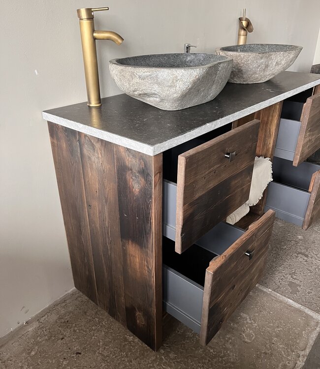 Rene Houtman Badkamermeubel Elsje Met Open Vak | Wagondelen