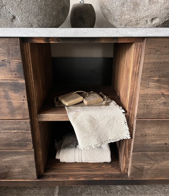 Rene Houtman Badkamermeubel Elsje Met Open Vak | Wagondelen