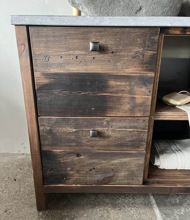 Rene Houtman Badkamermeubel Elsje Met Open Vak | Wagondelen