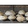Set Van 9 Oude Papier Mache Potten | India