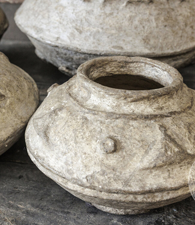 Be-Uniq Set Van 9 Oude Papier Mache Potten | India