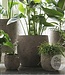 Be-Uniq Pot Flora | Set Van 2 H30 x D30 cm | Earth Finish