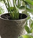 Be-Uniq Pot Flora | Set Van 2 | H13 x D12 cm | Earth Finish