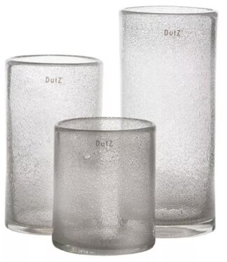 DutZ Cilindervaas Helder | Bubbels | H27 x D20 cm