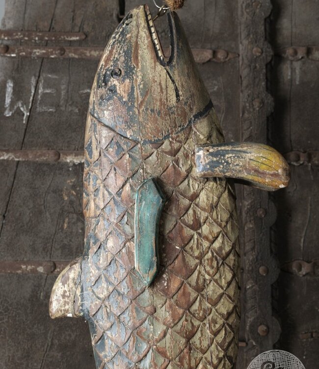 Be-Uniq Originele Houten Vis | H40 x B116 x D17 cm