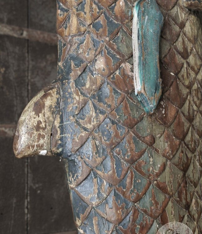 Be-Uniq Originele Houten Vis | H40 x B116 x D17 cm