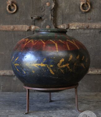 Be-Uniq Unieke Oud Naga Kruik | India | H33xB35xD35 cm