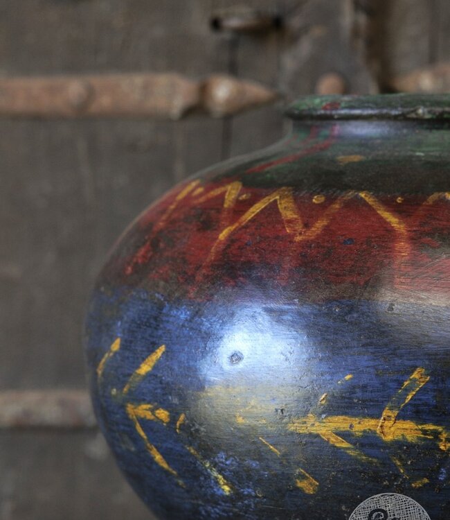 Be-Uniq Unieke Oud Naga Kruik | India | H33xB35xD35 cm