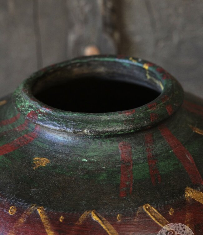 Be-Uniq Unieke Oud Naga Kruik | India | H33xB35xD35 cm