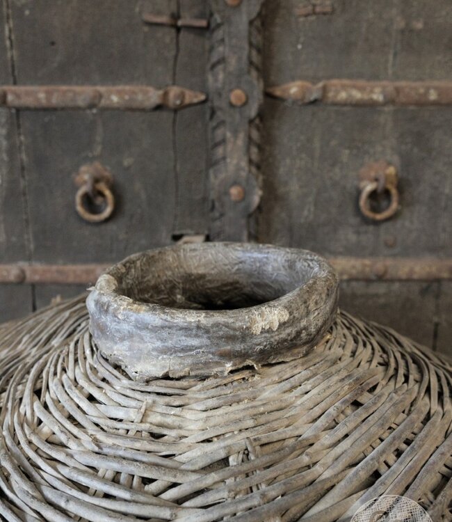 Be-Uniq Grote Antieke Vismand | H52 x B70 x D58 cm