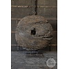 Origineel Oud Wiel Op Standaard | India | H64xB59xD15 cm