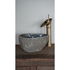Kleine Stenen Waskom + Spoelgat | H14 x B28 x D23 cm