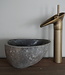 Rene Houtman Kleine Stenen Waskom + Spoelgat | H13 x B25 x D21 cm