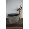 Kleine Stenen Waskom + Spoelgat | H13 x B26 x D26 cm