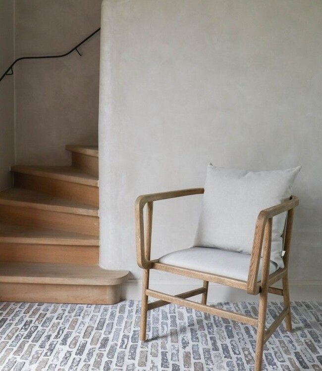 LEEFF Lisa Stoel | Linnen | H71 x B60 x D66 cm | 2 Kleuren