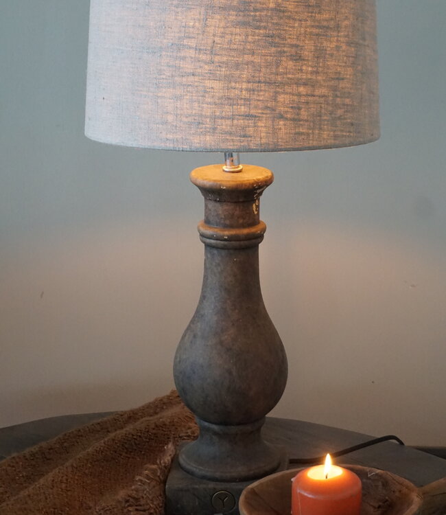Brynxz Lampenkap | Linnen | Taupe | H19 x D28-30 cm