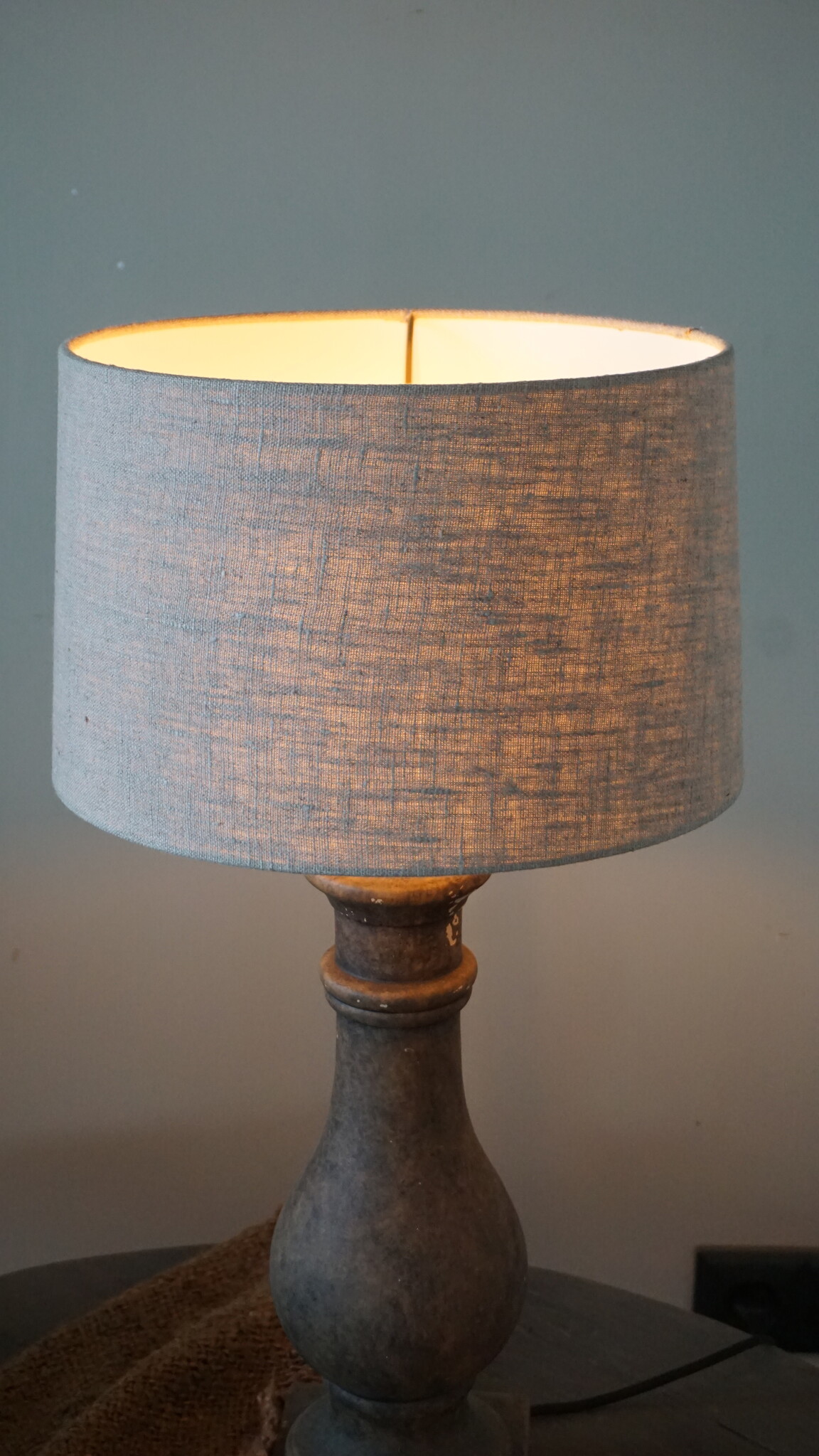 Brynxz Lampenkap | Linnen | Taupe | H19 x D28-30 cm