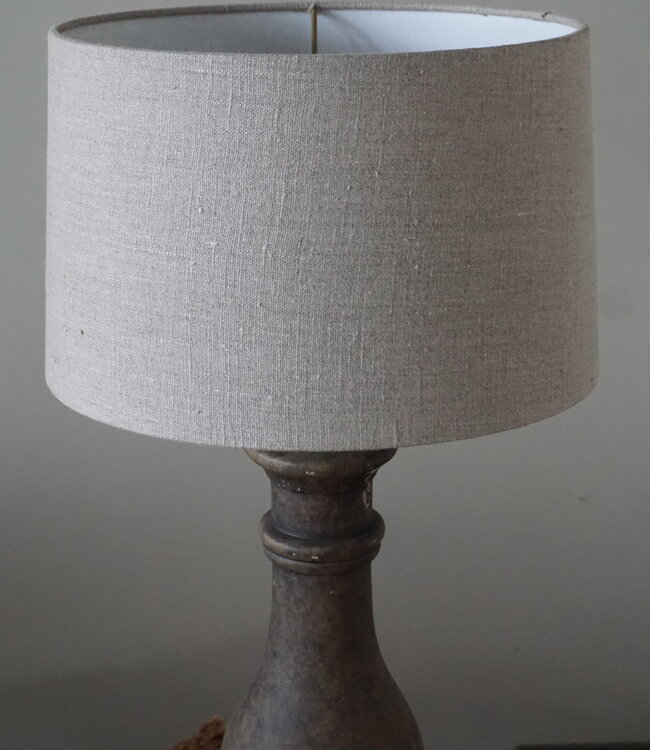 Brynxz Lampenkap | Linnen | Taupe | H19 x D28-30 cm