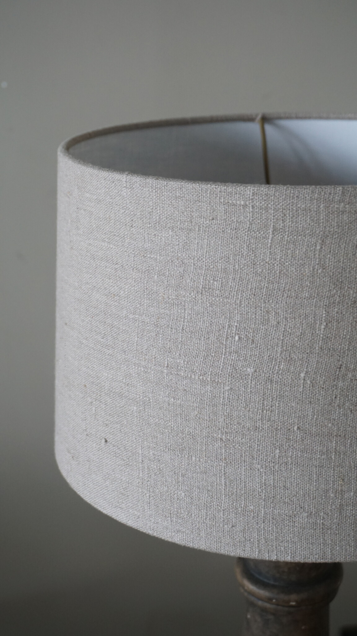 Brynxz Lampenkap | Linnen | Taupe | H19 x D28-30 cm