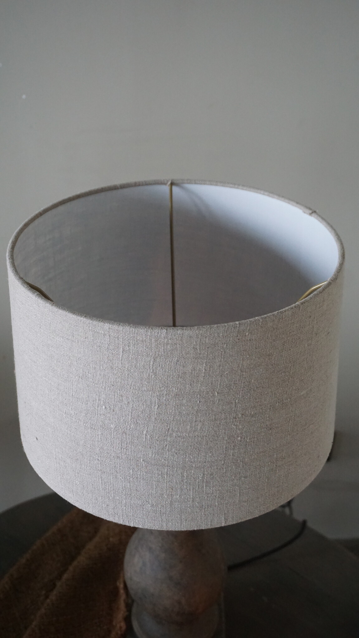 Brynxz Lampenkap | Linnen | Taupe | H19 x D28-30 cm