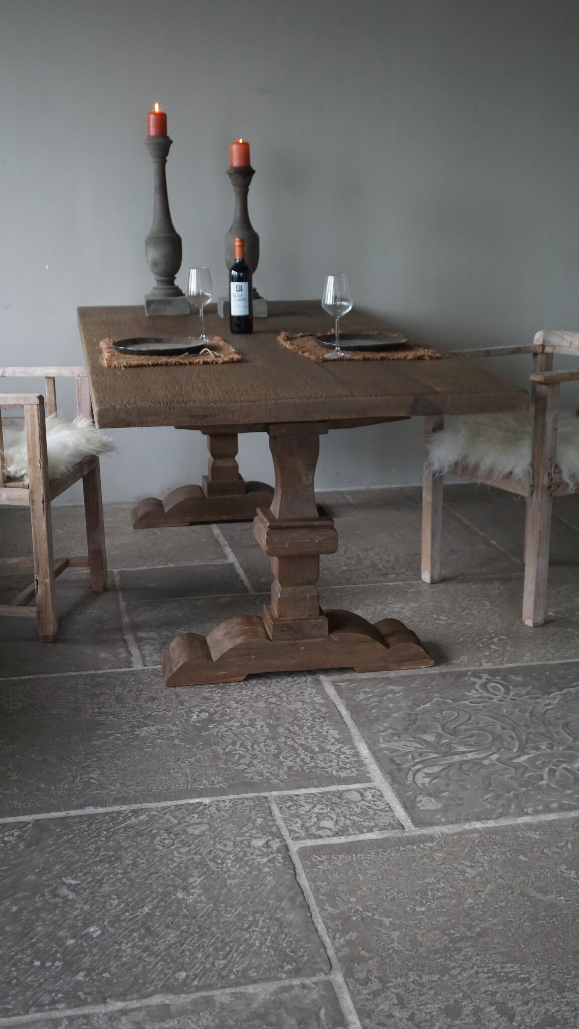 Rene Houtman Kloostertafel | Massief Huez | L220 x B100 x H77 cm