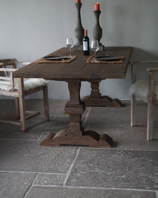 Rene Houtman Kloostertafel | Massief Huez | L220 x B100 x H77 cm