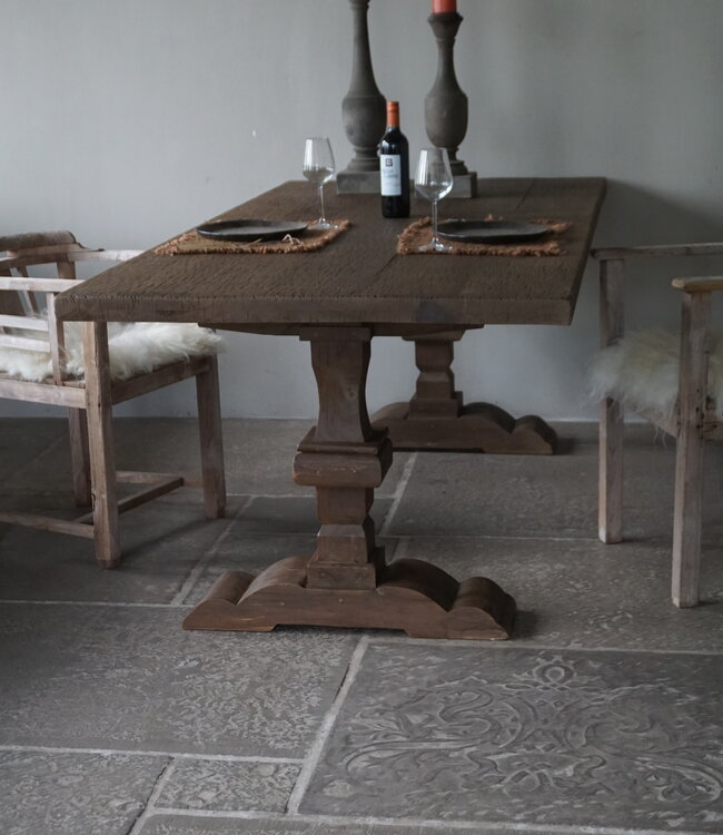 Rene Houtman Kloostertafel | Massief Huez | L220 x B100 x H77 cm