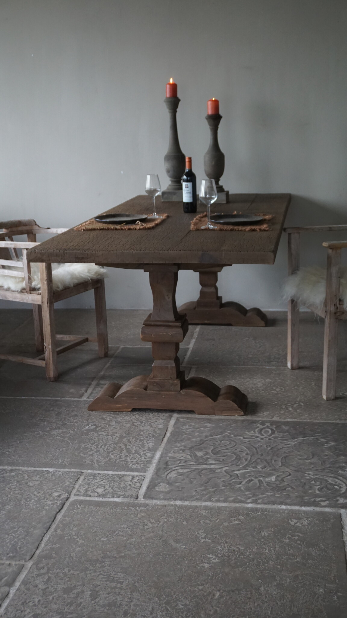 Rene Houtman Kloostertafel | Massief Huez | L220 x B100 x H77 cm
