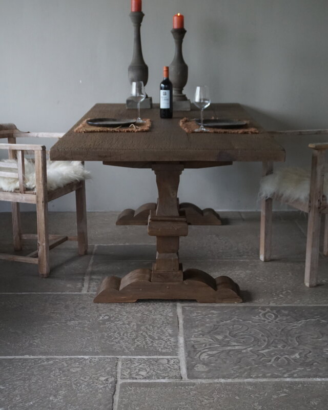 Rene Houtman Kloostertafel | Massief Huez | L220 x B100 x H77 cm
