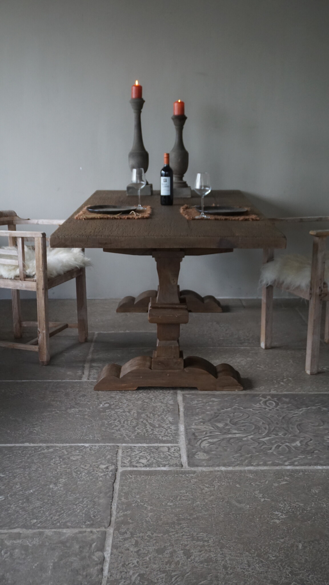Rene Houtman Kloostertafel | Massief Huez | L220 x B100 x H77 cm