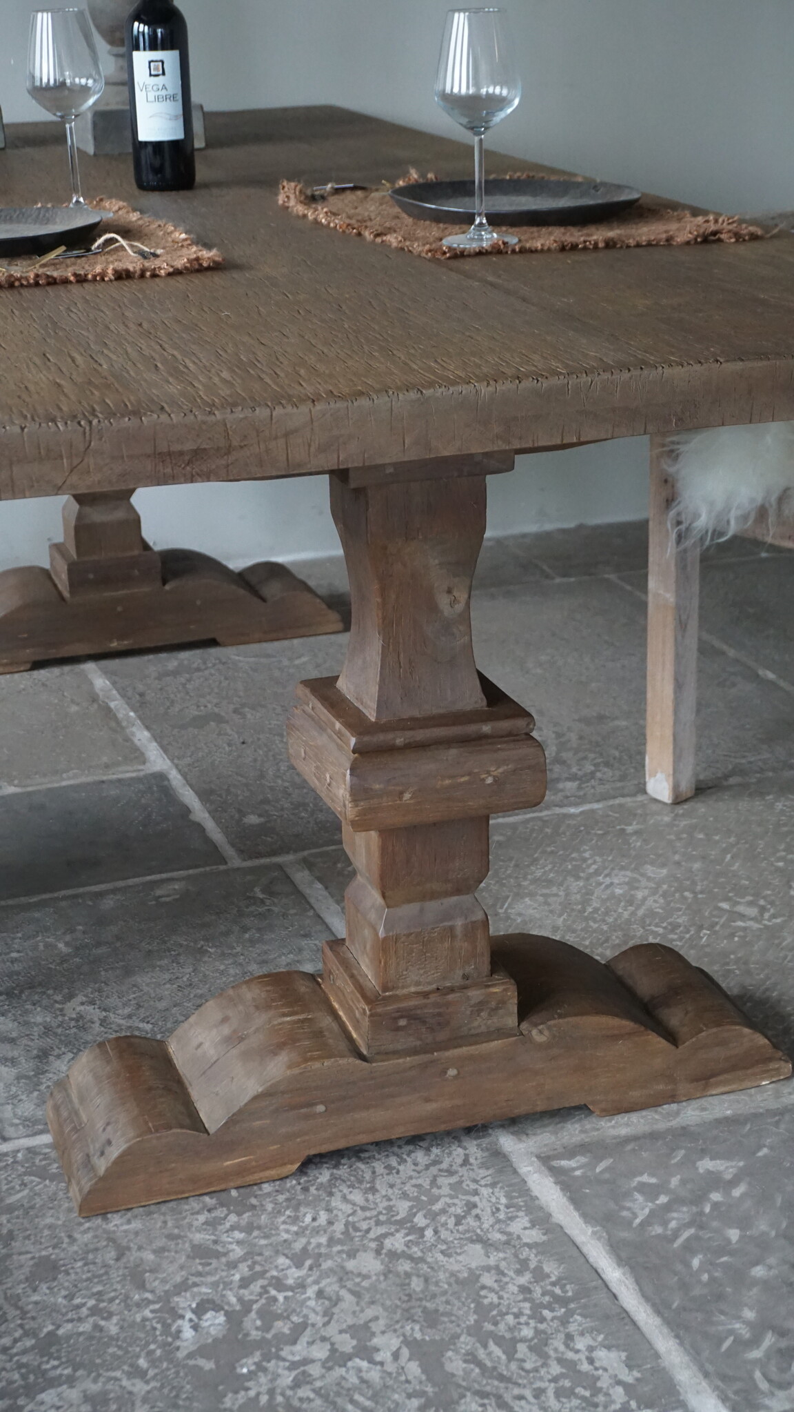 Rene Houtman Kloostertafel | Massief Huez | L220 x B100 x H77 cm