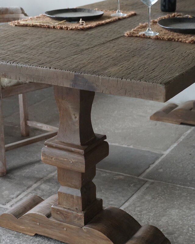 Rene Houtman Kloostertafel | Massief Huez | L220 x B100 x H77 cm