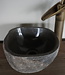 Rene Houtman Kleine Stenen Waskom + Spoelgat | H14 x B26 x D24 cm