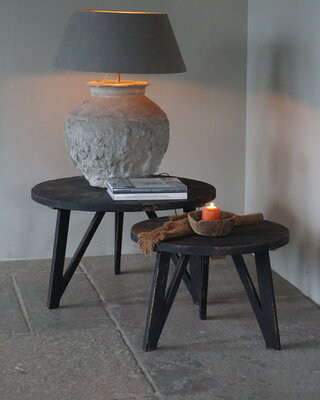 Rene Houtman Salontafel | Set Van 2 | Rond | Zwart