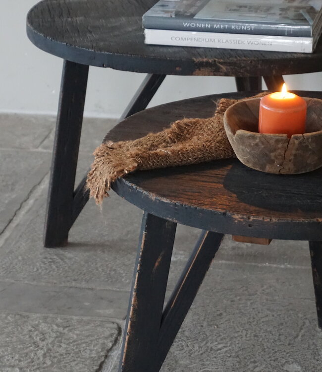 Rene Houtman Salontafel | Set Van 2 | Rond | Zwart