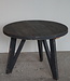 Rene Houtman Bijzettafel | Set Van 2 | Rond | Zwart