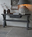 Rene Houtman Sidetable X-Poot Cross | Brown/Grey | H79xB160xD40 cm