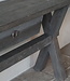 Rene Houtman Sidetable X-Poot Cross | Brown/Grey | H79xB160xD40 cm