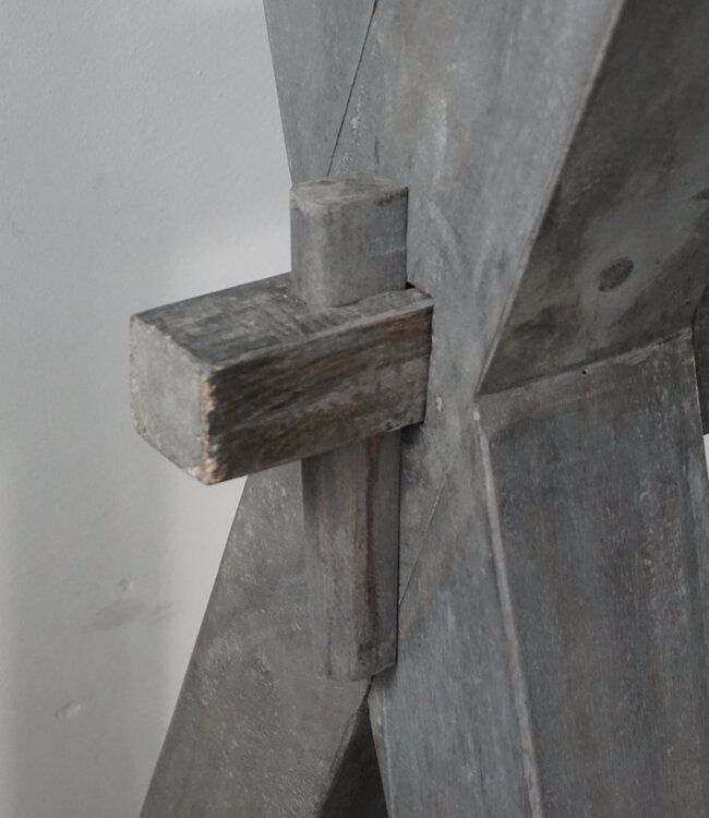 Rene Houtman Sidetable X-Poot Cross | Brown/Grey | H79xB160xD40 cm