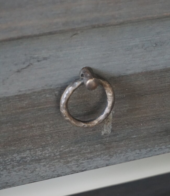 Rene Houtman Sidetable Cross X-Poot | Brown/Grey | H79xB160xD40 cm