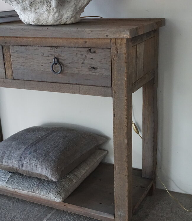 Rene Houtman Dressoir | Oud Hout | 4 Lades | H90xB220xD45 cm