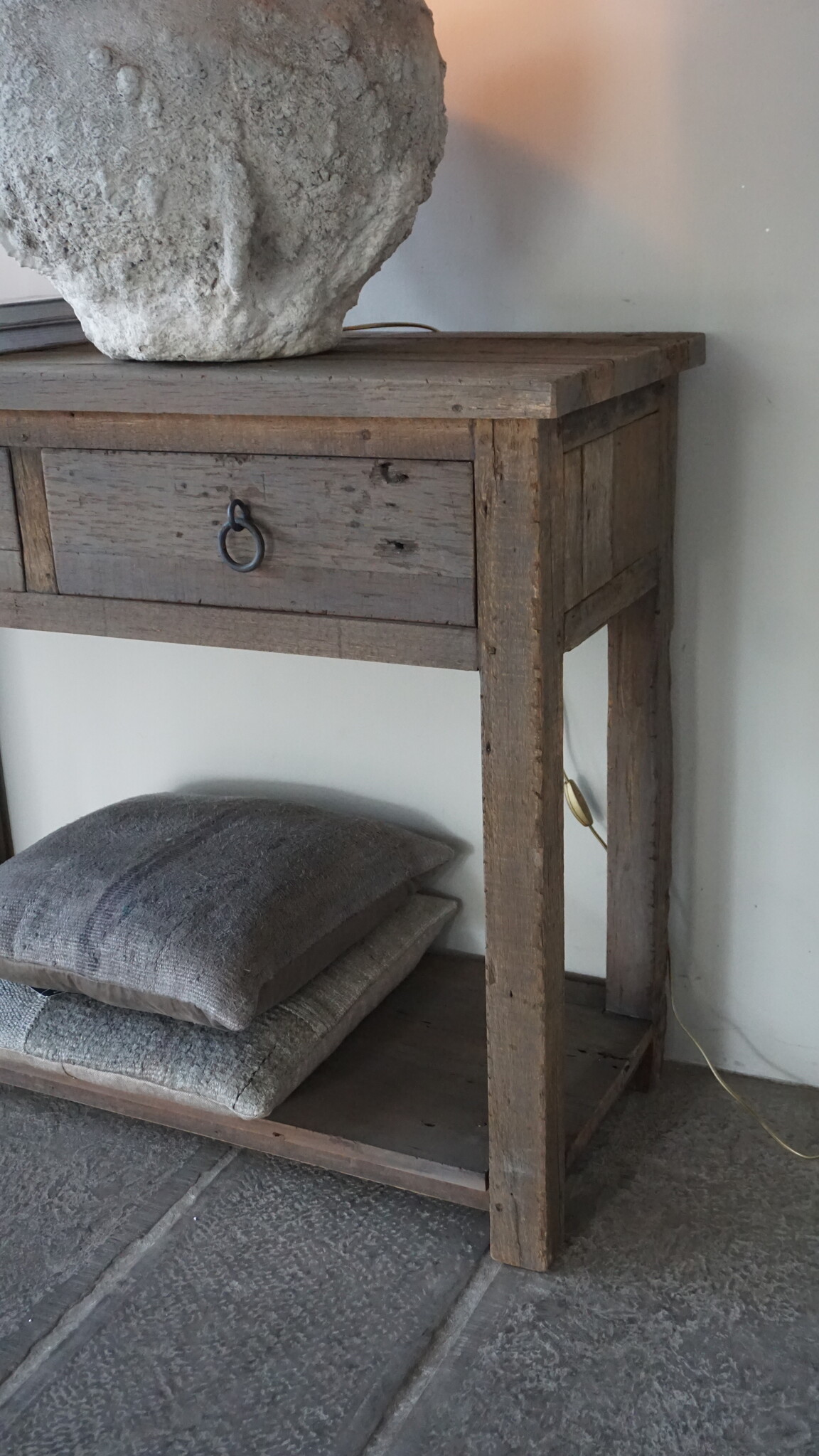 Rene Houtman Dressoir | Oud Hout | 4 Lades | H90xB220xD45 cm