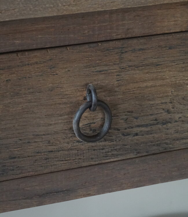 Rene Houtman Dressoir 4 Lades | Oud Hout | H90xB220xD45 cm