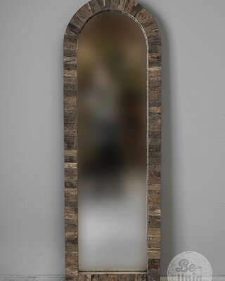Be-Uniq Toogspiegel Oud Hout | Boog | H180xB60xD6 cm