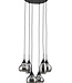 Starfurn Hanglamp 6-Lampen H340 Rook/Smokeglas